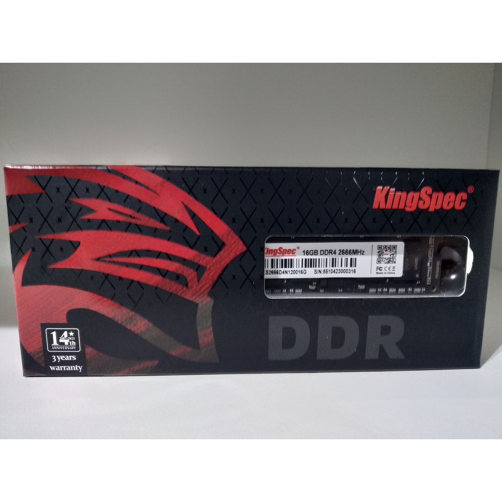 Memória Ram DDR4 Kingspec 8GB / 16GB - 2666 / 3200 Mhz Notebook
