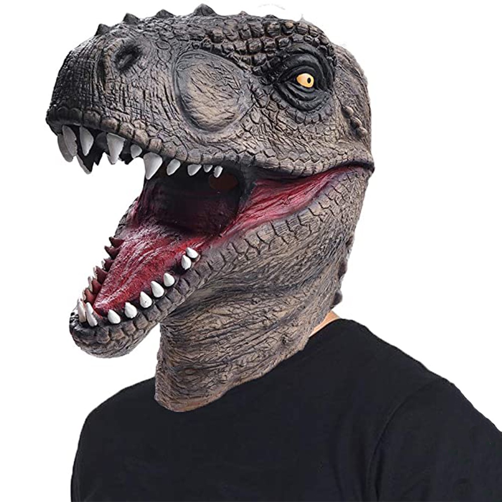 Máscara De Terror / Dinossauro / Jurassic World / Cosplay / Adultos /  Fantasia / Animal | Shopee Brasil
