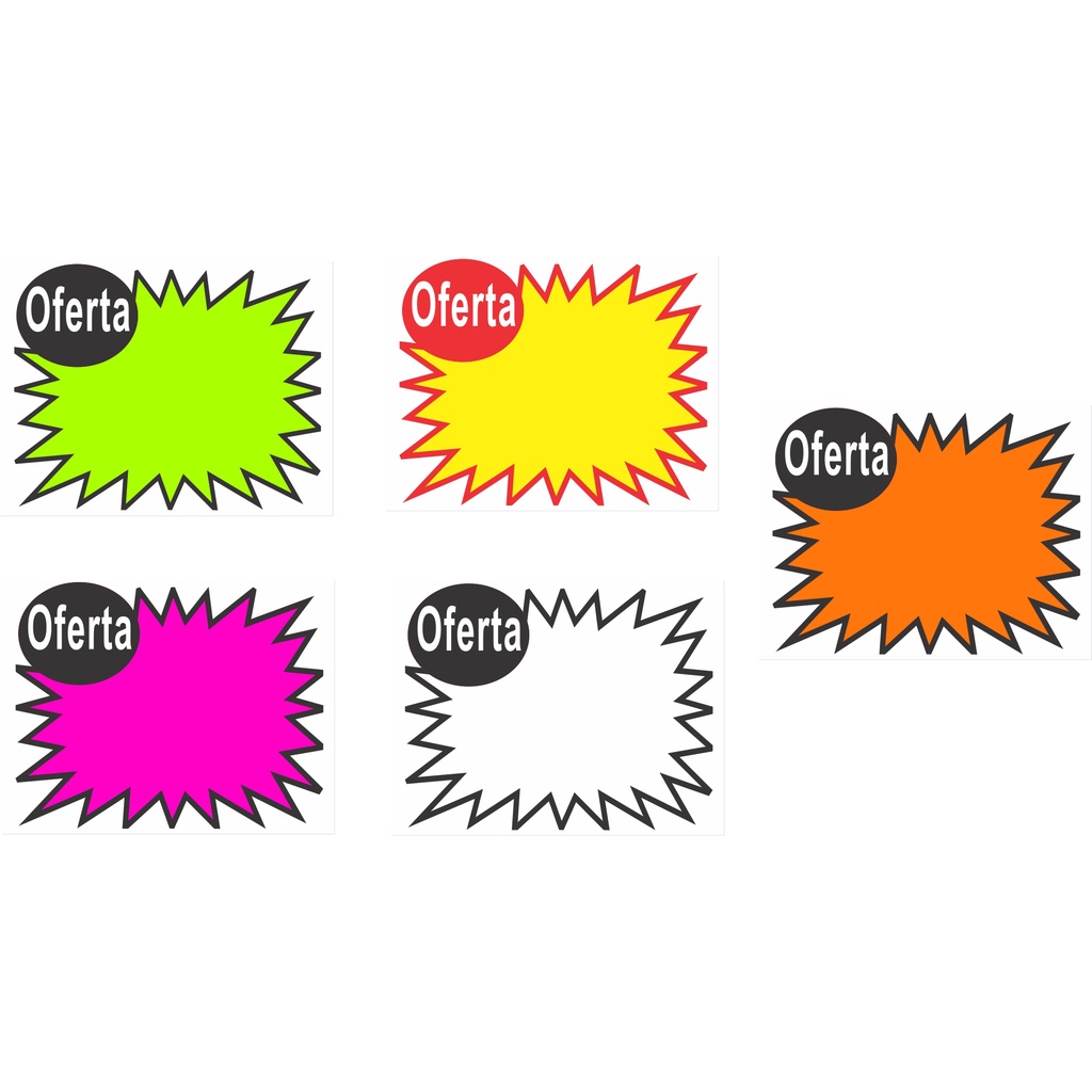 50 Plaquinhas Pvc 8,5 X 7,0 Cm, Etiqueta Splash , Escrever e Apagar, Etiqueta Preços Pvc, Ref. 16