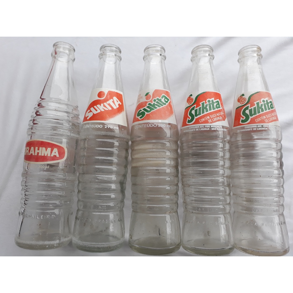 Garrafa Antiga Sukita Brahma - 300 ml - diversos modelos - X