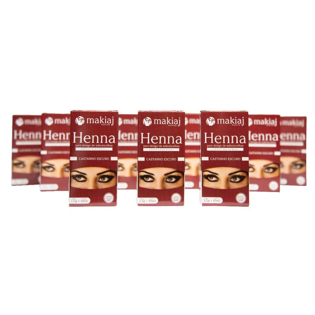Henna Sobrancelhas Makiaj Alto Rendimento E Fixa ção Rena em Oferta na Shopee
