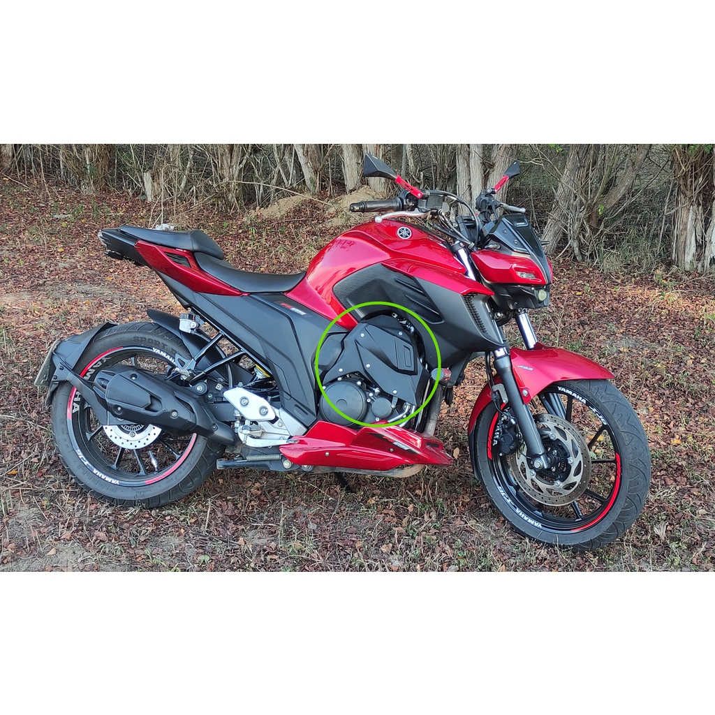 protetor tampas do motor fazer 250 fz25