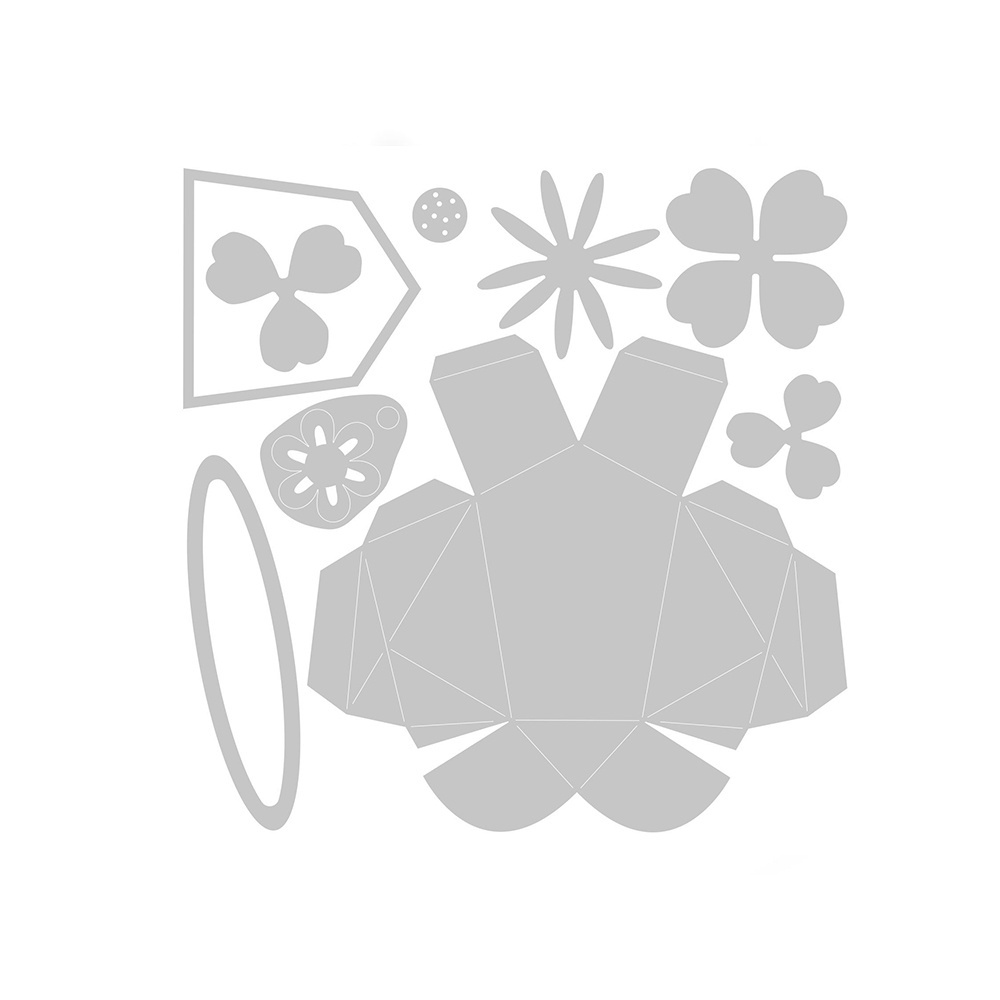 Facas de Corte Thinlits Sizzix - Coelho em Origami