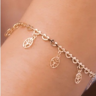 Pulseira banhada a ouro 18k