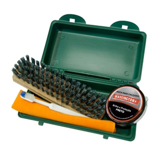 Kit Limpeza E Manutenção De Coturno Estojo Verde - Original em Oferta na Shopee