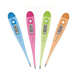 Termometro Digital Clinico Multilaser Colorido - Verde, Rosa, Laranja e Azul - Termômetro Axilar