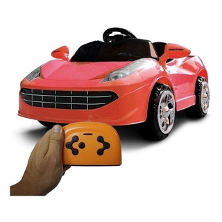 Carrinho Elétrico Infantil 6v Com Controle Menino Menina Vermelho