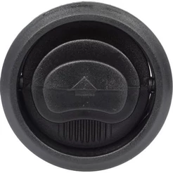 Difusor de Ar Central/Lateral c/ Suporte Preto GM Chevrolet Celta e Prisma 07 a 12