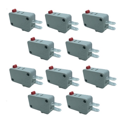 Kit 10x Micro Chave Interruptor Do Microondas Fischer Consul