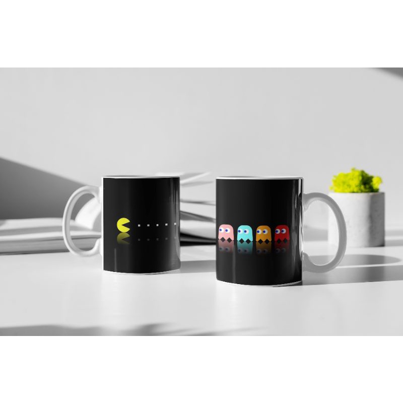 Caneca Porcelana Personalizada. PAC-MAN/Jogo/Presentes.