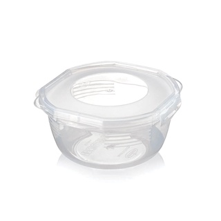 Pote redondo médio 1,1 Litros com travas Nitron
