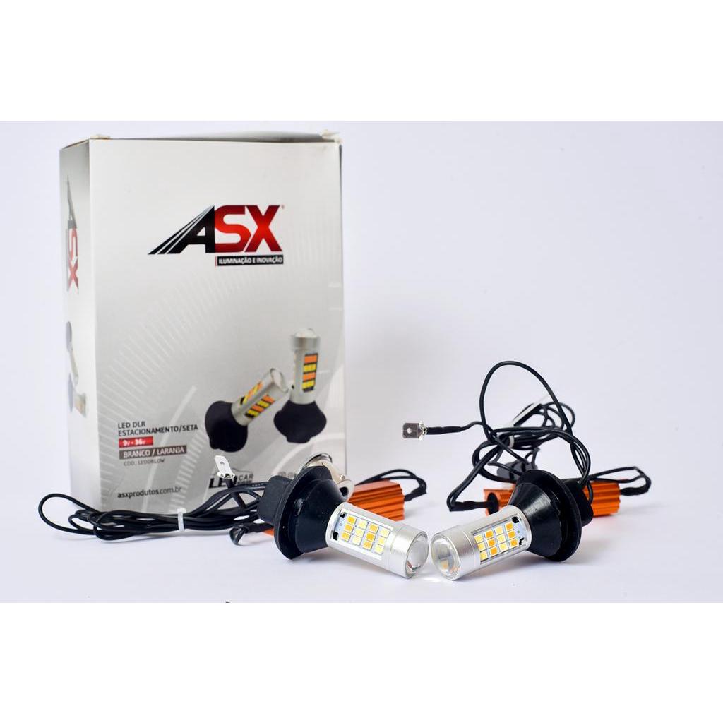 Par Lampada Led Drl Seta 2 Em 1 Branca Laranja 1 Polo P21w 12/24V Asx - Spare Parts and Accessories for Vehicles