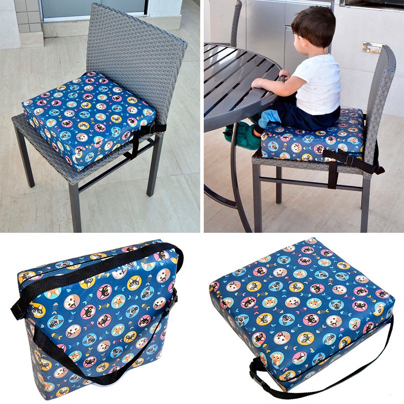 Assento Almofada Criança Elevação Infantil Impermeável Gatos