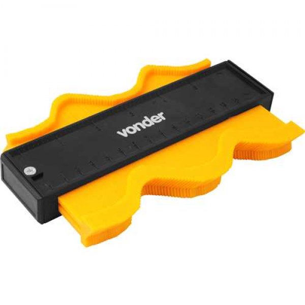 Gabarito Copiador De Contornos 14 cm VONDER em Oferta na Shopee