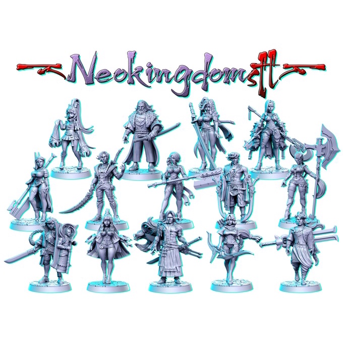 Miniaturas Rpg RN Estudio Neokingdom