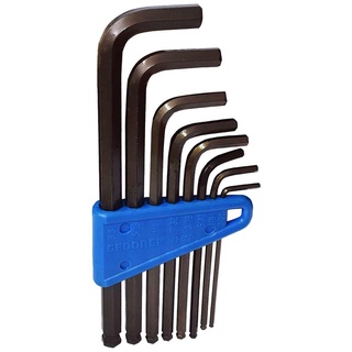 Jogo Chave Allen Abaulada Longa 3/32" a 3/8" Gedore 8Pcs