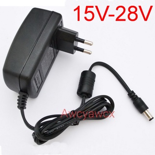 AC Adaptador DC 15V 16V 17V 18V 19V 20V 21V 22V 23V 24V 25V 26V 27V 28V 500mA 1A Comutação Fonte Alimentação 5.5 Milímetros plug EU power adapter
