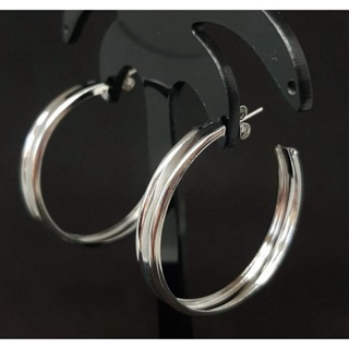 Brinco Argola Achatada em Aço Inox em Oferta na Shopee