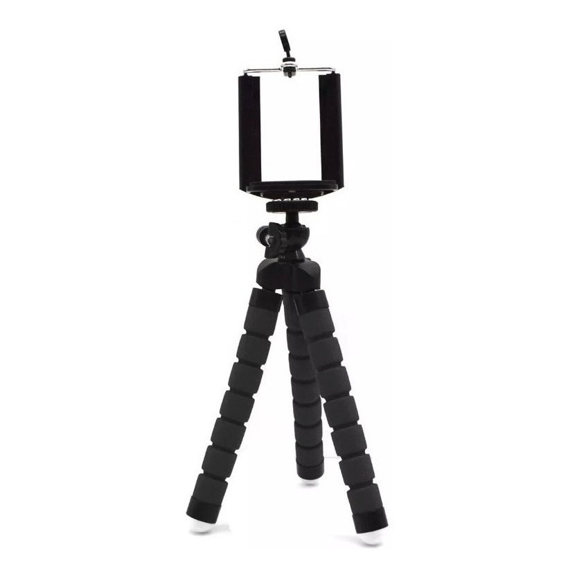Tripé Celular Portátil Mini Suporte Flexível Universal 18cm