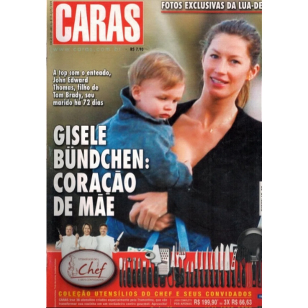 REVISTA CARAS, DE 08 DE MAIO DE 2009, COM GISELE BÜNDCHEN NA CAPA.