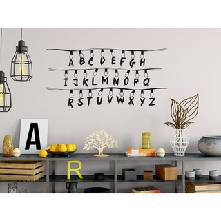 Adesivo Decorativo Alfabeto Stranger Things em Oferta na Shopee