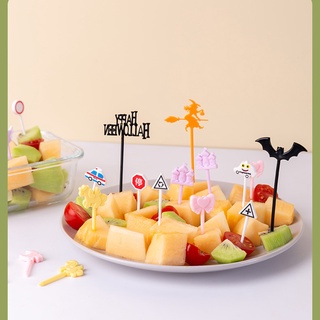 Animais Comida Palheta De Frutas Garfos Bento Caixa Decoração Conjunto De Almoço Decorativo Mini Desenho Animado Fofo Palito De Dentes Bolo De Sobremesa em Oferta na Shopee
