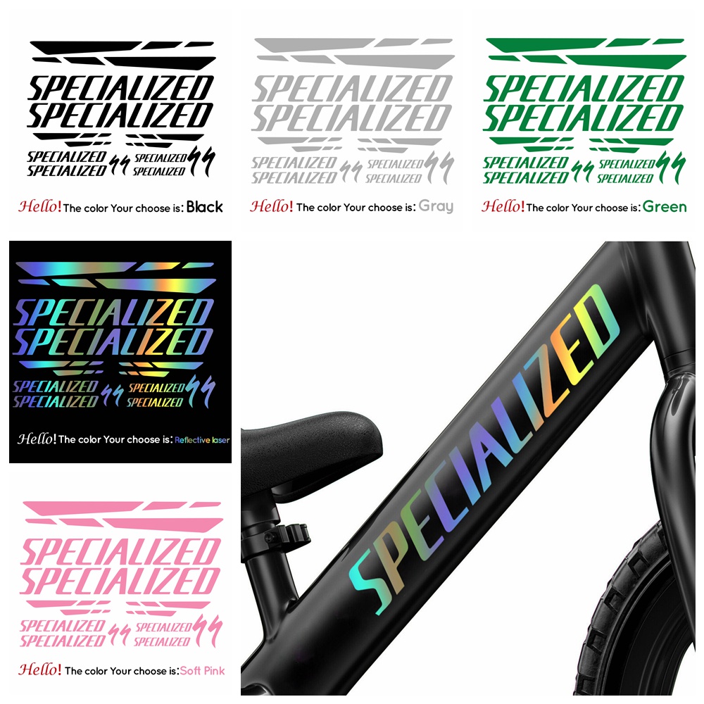 Specializado Bicicleta Adesivo De Vinil Decal Para Mountain Bike Quadro Decor Adesivos E Decalques De Ciclismo De Estrada Especializado