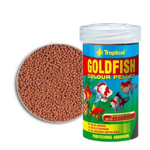 Ração Tropical Goldfish 90g Gramas Pellet Granulado Kinguio