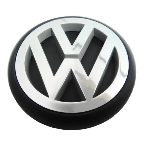 Emblema VW Tampa Traseira Fusca Itamar Série Ouro 93/96 Cromado