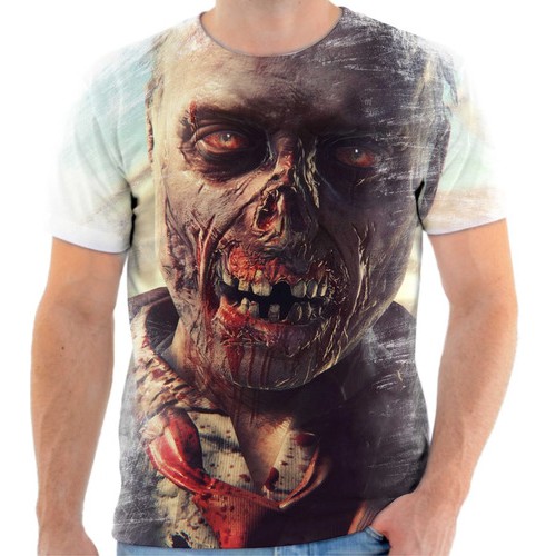 Camiseta, Camisa The Walking Dead 34 Série