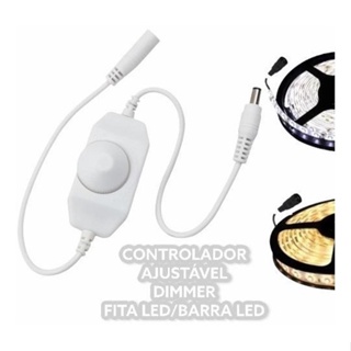 Controlador P/ Fita Led 1 Cor 12v Encaixe Rápido Mini Dimmer em Oferta na Shopee