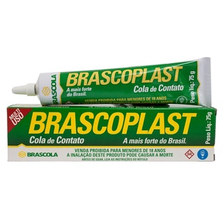 Cola de contato, cola de sapateiro, Bracoplast, Cascola 75 gramas 1 unidade