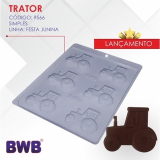 Forma Simples Para Chocolate Trator BWB COD : 9566 em Oferta na Shopee