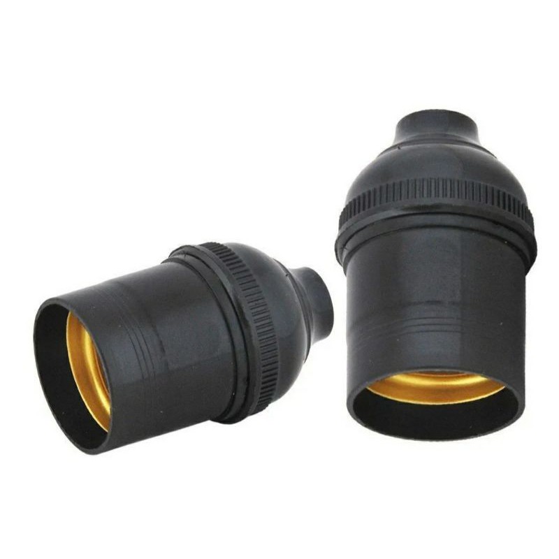 Soquete E-27 P/LÂMPADA  Preto Thompson em Oferta na Shopee