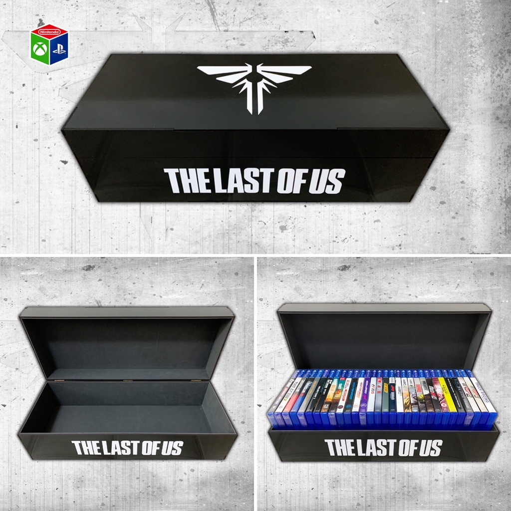 Porta jogos para PS3/PS4/PS5 The Last of Us (30 jogos) Preto