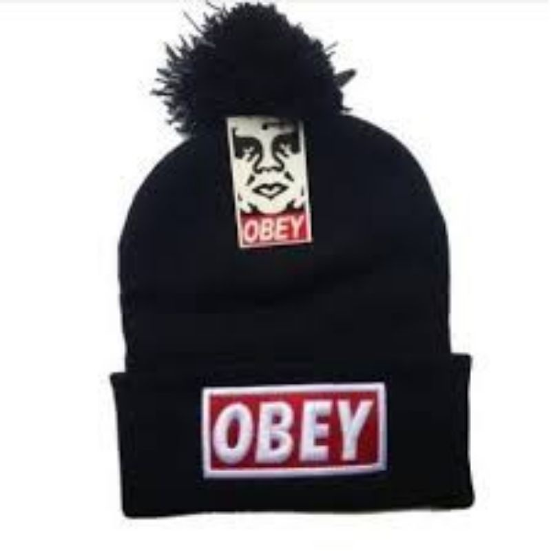 Touca Obey Bordada Toca Magazine Swag Hype Gorro Frio Inverno Masculina/Feminina.
