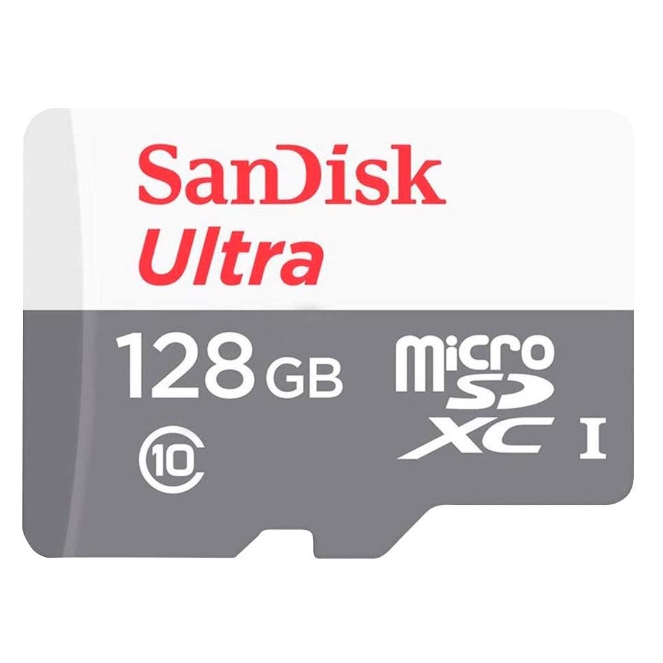 Cartão SanDisk Ultra 128GB 100MB/s UHS-I Classe 10 microSDXC SDSQUNR-128GB- GN6MN | Shopee Brasil