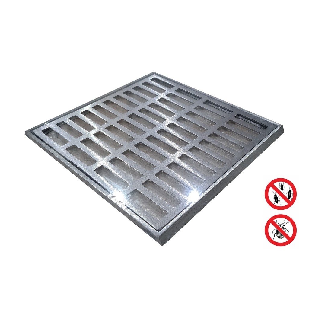 Ralo Grelha 30x30 Pluvial C/ Tela Anti Inseto