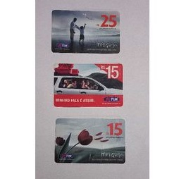 cartão  de orelhão usados sem carga usado tim