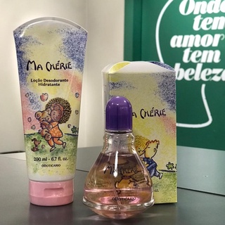 Relançamento Ma Chérie Colônia 100ml Hidratante 200ml O Boticário