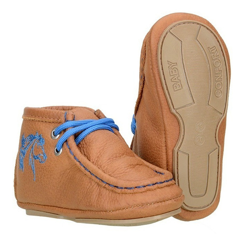 Sapato Infantil Destroyer Em Couro Legitimo Original Capelli Boots