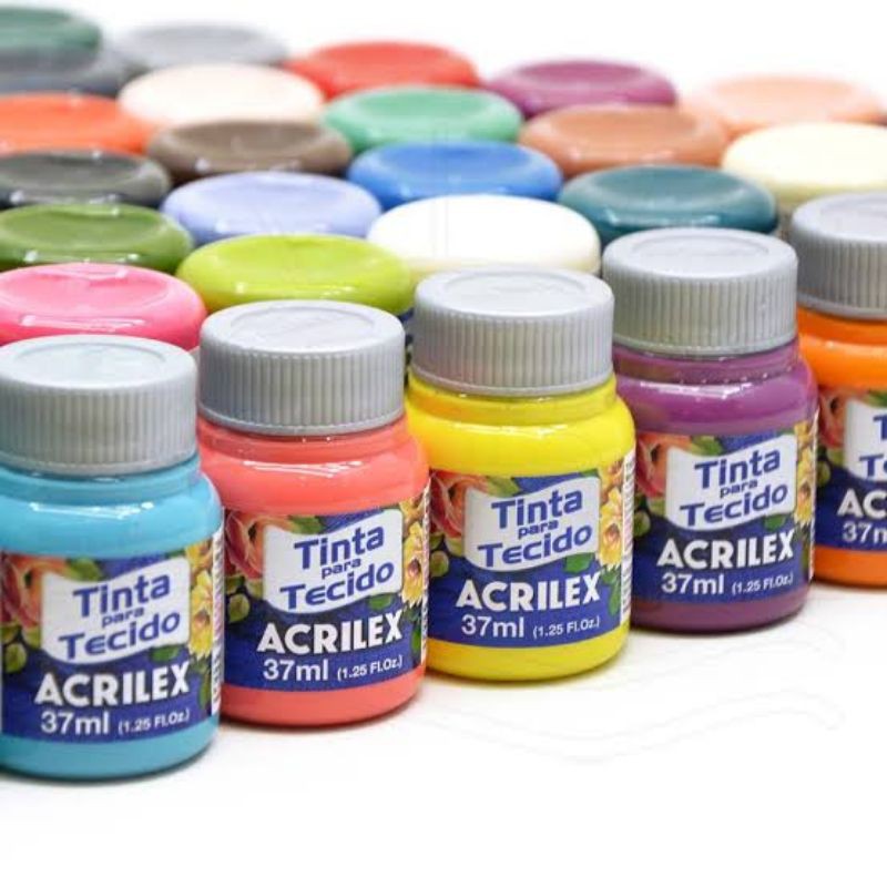 Tinta Para Tecido Cores Variadas