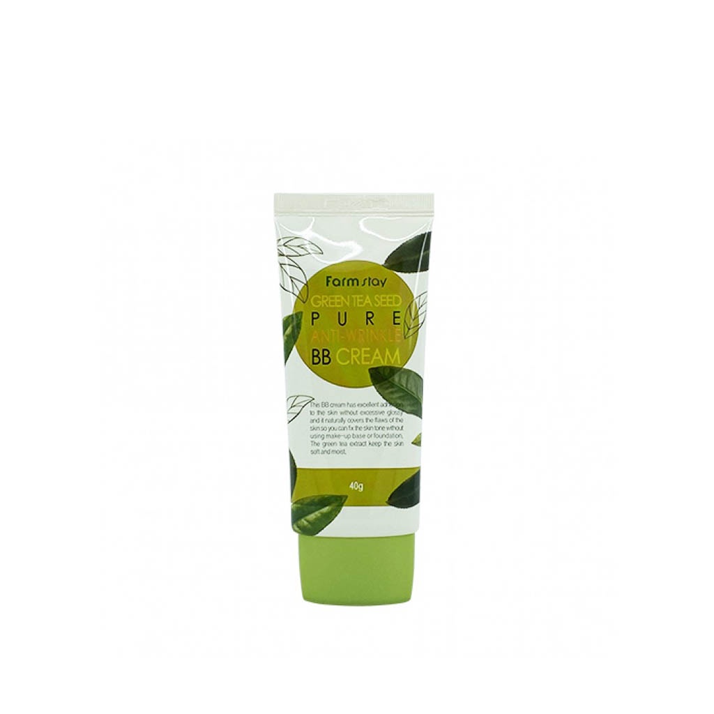 farmstay green tea seed pure anti wrinkle bb cream