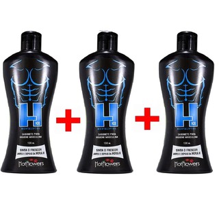 Kit 3 Sabonete Liquido Intimo Masculino H Ice 130ml