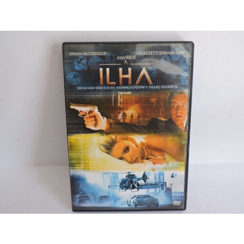 Dvd A Ilha - Ewan Mcgregor E Scarlet Johanss Original Usado
