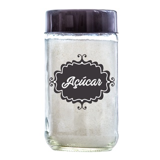 Vetrolar - Pote De Vidro Para Açúcar 800ml Com Tampa - Diversos Modelos