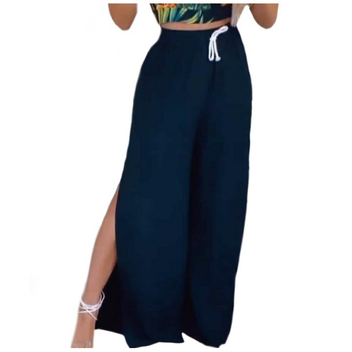 calça preta feminina pantalona
