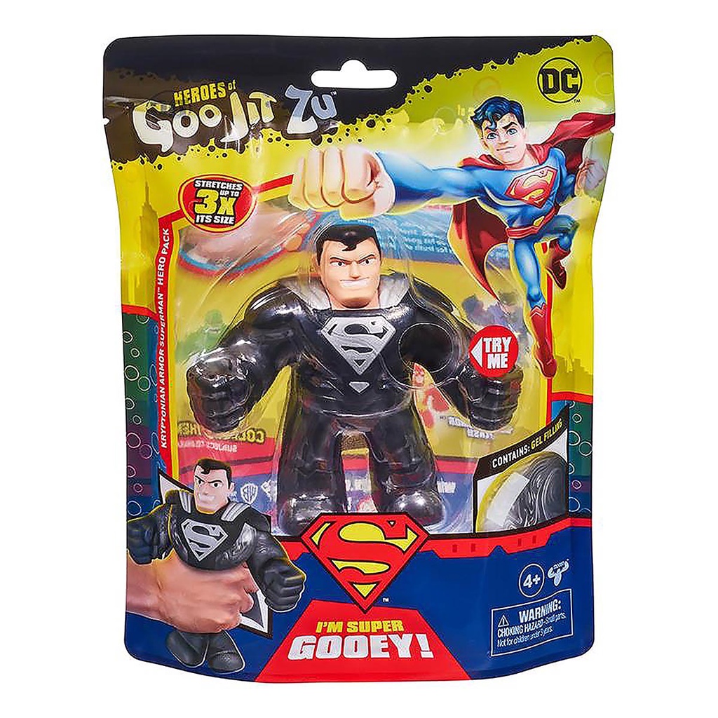 Goo Jit Zu - Boneco Elástico de 10cm - Superman com Armadura em Oferta na Shopee