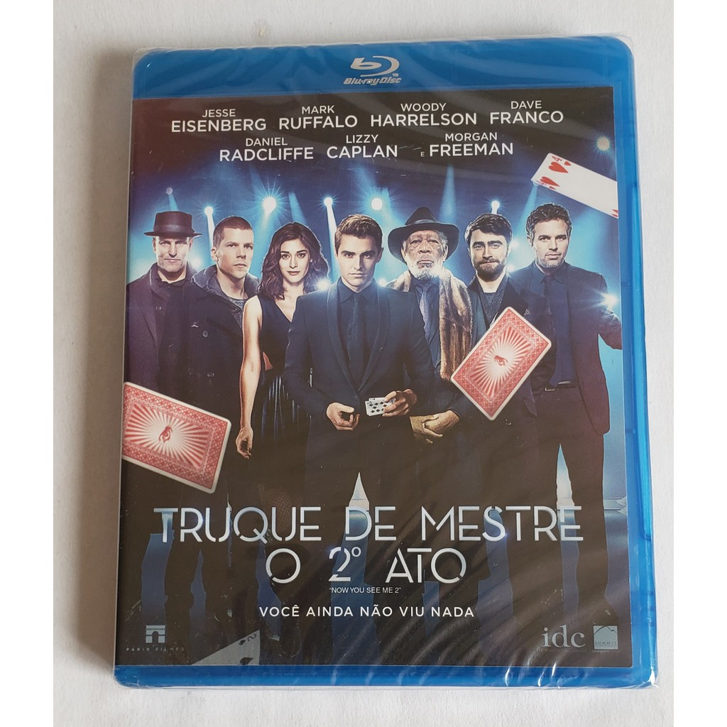 Blu ray Truque de Mestre O 2º Ato Morgan Freeman Original Lacrado de Fábrica