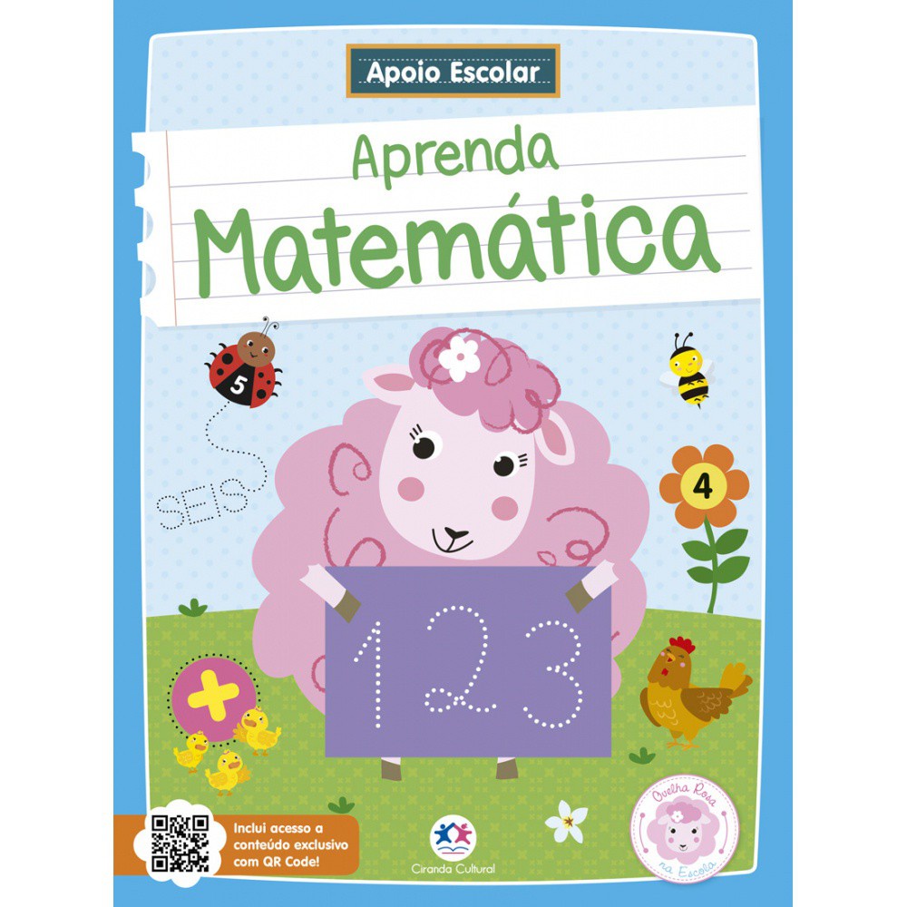 Livro - Apoio Escolar - Aprenda Matemática - Capa comum - Ciranda Cultural